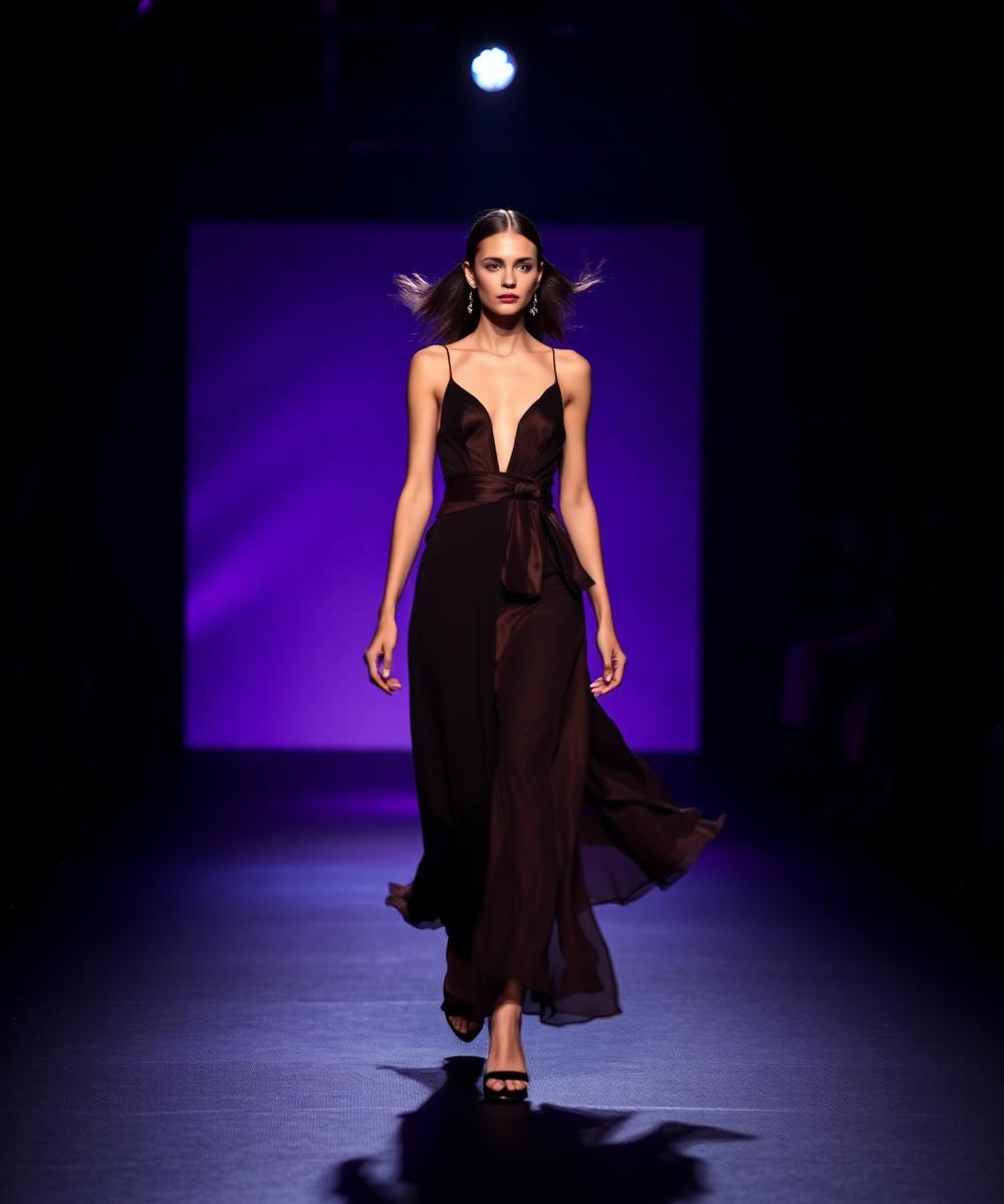 Saint Laurent Nuit Velours Runway